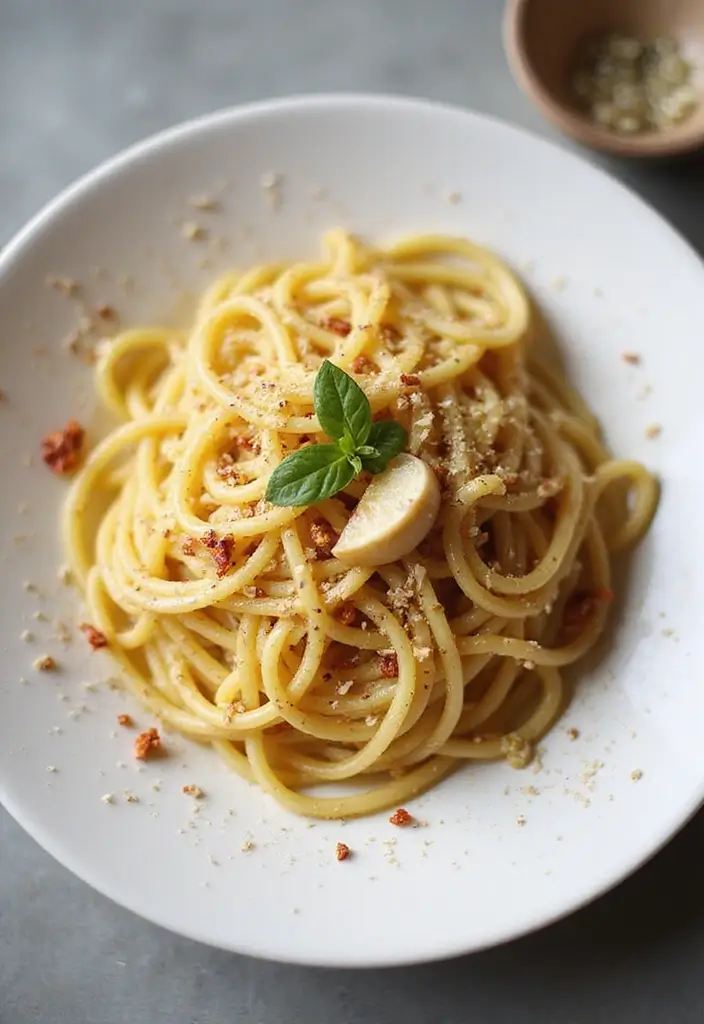 25 Easy Dinner Recipes for College Students on a Budget - 10. Spaghetti Aglio e Olio