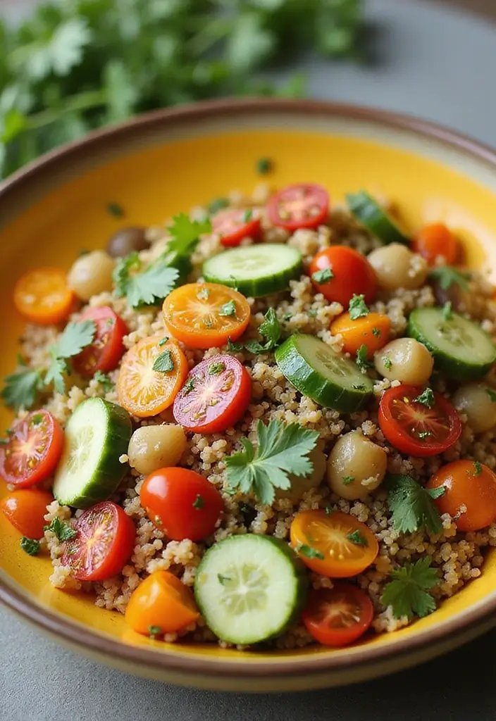25 Easy Dinner Recipes for College Students on a Budget - 12. Quinoa Salad