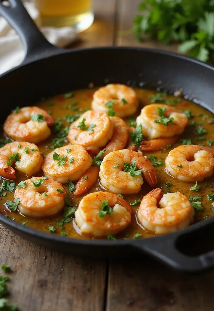 25 Easy Dinner Recipes for College Students on a Budget - 23. Garlic Butter Shrimp