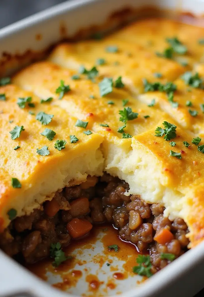 25 Easy Dinner Recipes with Mashed Potatoes as the Star - 2. Mashed Potato Topped Shepherd's Pie