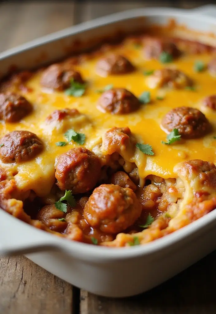 25 Easy Dinner Recipes with Mashed Potatoes as the Star - 5. Mashed Potato and Meatball Bake