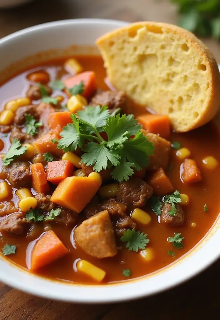 25 Easy Ground Beef Soup Recipes for Comfort Dinners - 8. Southwestern Beef and Corn Soup