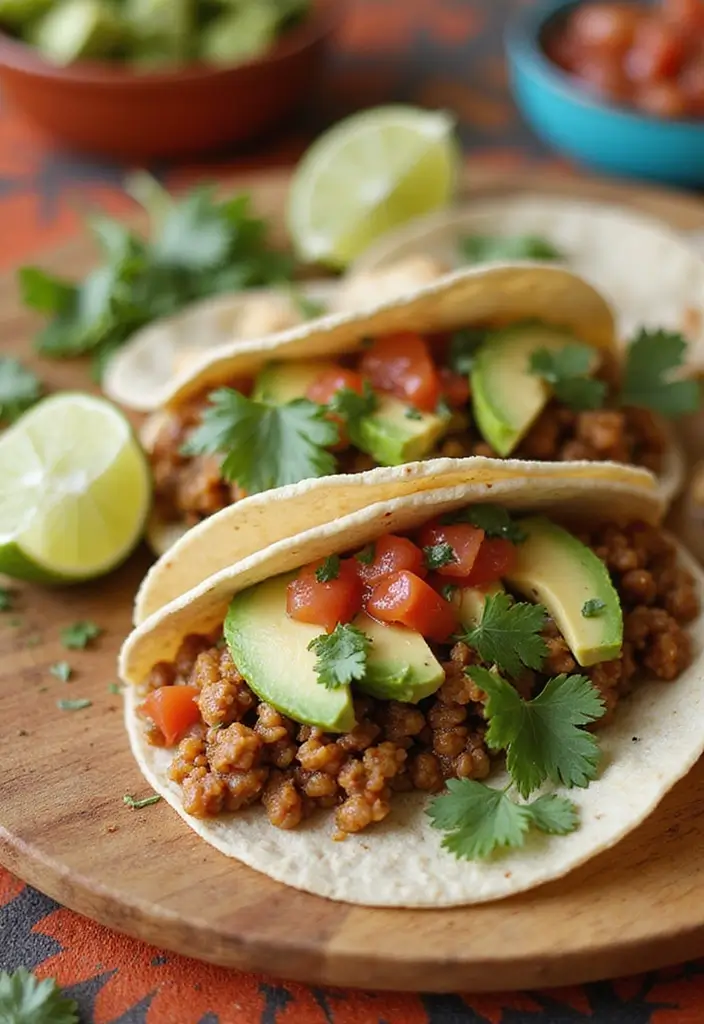 25 Easy Healthy Vegetarian Dinner Recipes for Clean Eating - 21. Lentil Tacos