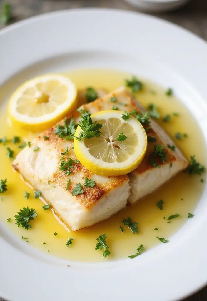 25 Easy Low Carb Recipes for Dinner Anyone Can Make - 18. Lemon Butter Cod