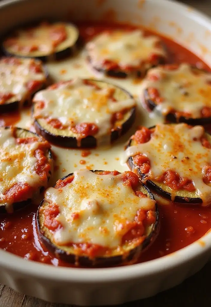 25 Easy Low Carb Recipes for Dinner Anyone Can Make - 6. Eggplant Parmesan