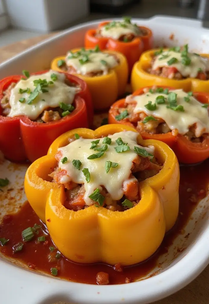 25 Gluten Free Ground Beef Recipes for Family Dinner - 14. Stuffed Pepper Casserole