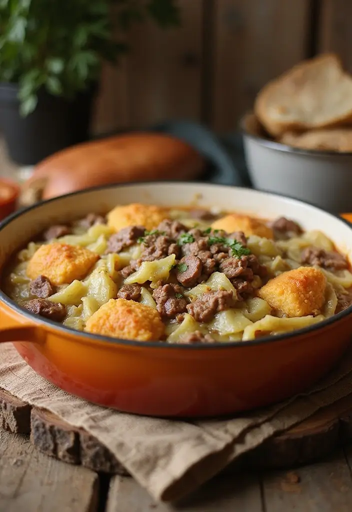 25 Gluten Free Ground Beef Recipes for Family Dinner - 19. Beef and Cabbage Casserole