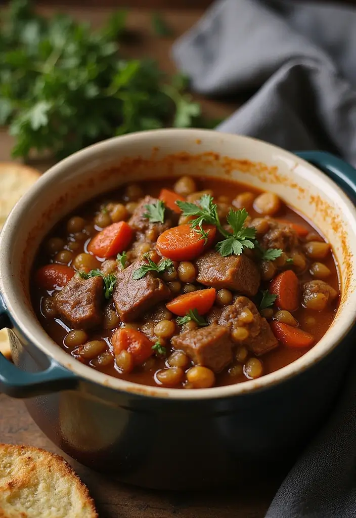 25 Gluten Free Ground Beef Recipes for Family Dinner - 20. Beef and Lentil Casserole
