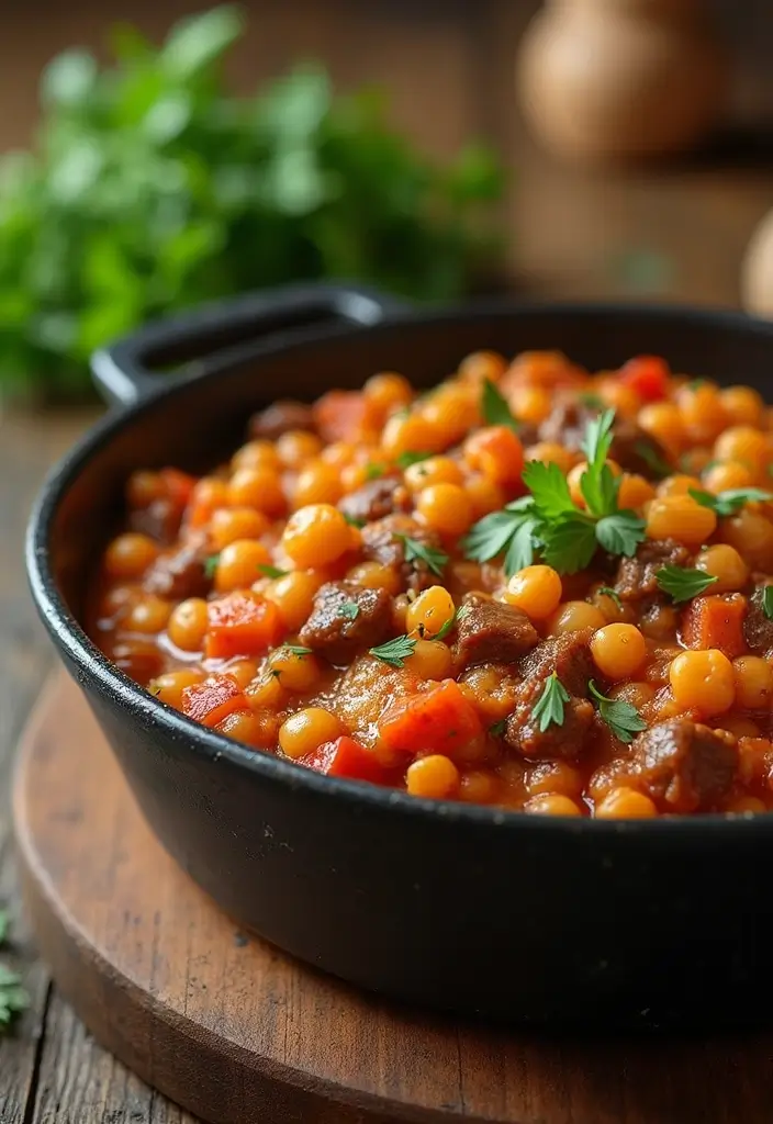 25 Gluten Free Ground Beef Recipes for Family Dinner - 22. Beef and Chickpea Casserole