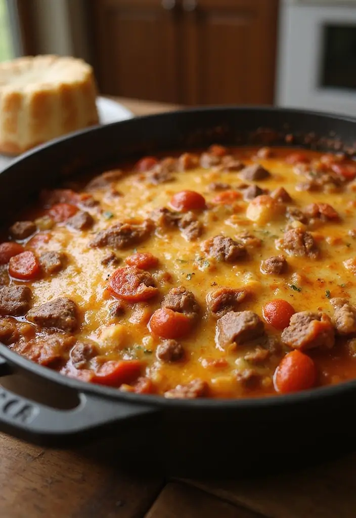 25 Gluten Free Ground Beef Recipes for Family Dinner - 24. Beef and Tomato Bake