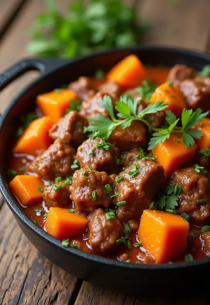 25 Gluten Free Ground Beef Recipes for Family Dinner - 3. Beef and Sweet Potato Casserole