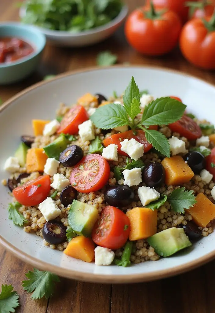 25 Gluten Free Low Carb Dinner Recipes You’ll Love - 13. Mediterranean Quinoa Bowl