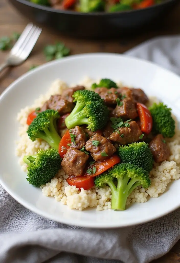25 Gluten Free Low Carb Dinner Recipes You’ll Love - 16. Beef Stir-Fry with Broccoli