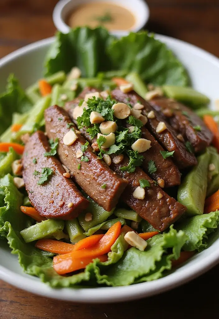 25 Gluten Free Low Carb Dinner Recipes You’ll Love - 20. Thai Beef Salad