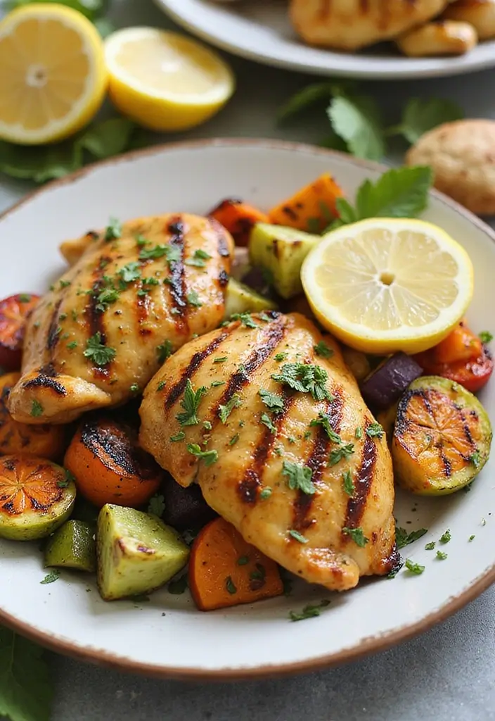 25 Gluten Free Low Carb Dinner Recipes You’ll Love - 9. Lemon Herb Grilled Chicken