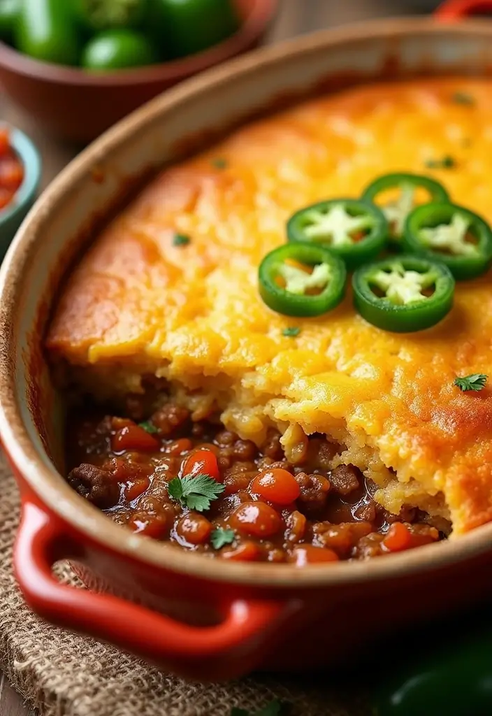 25 Ground Beef Casserole Recipes That Are Perfect for Dinner - 20. Beef Tamale Casserole