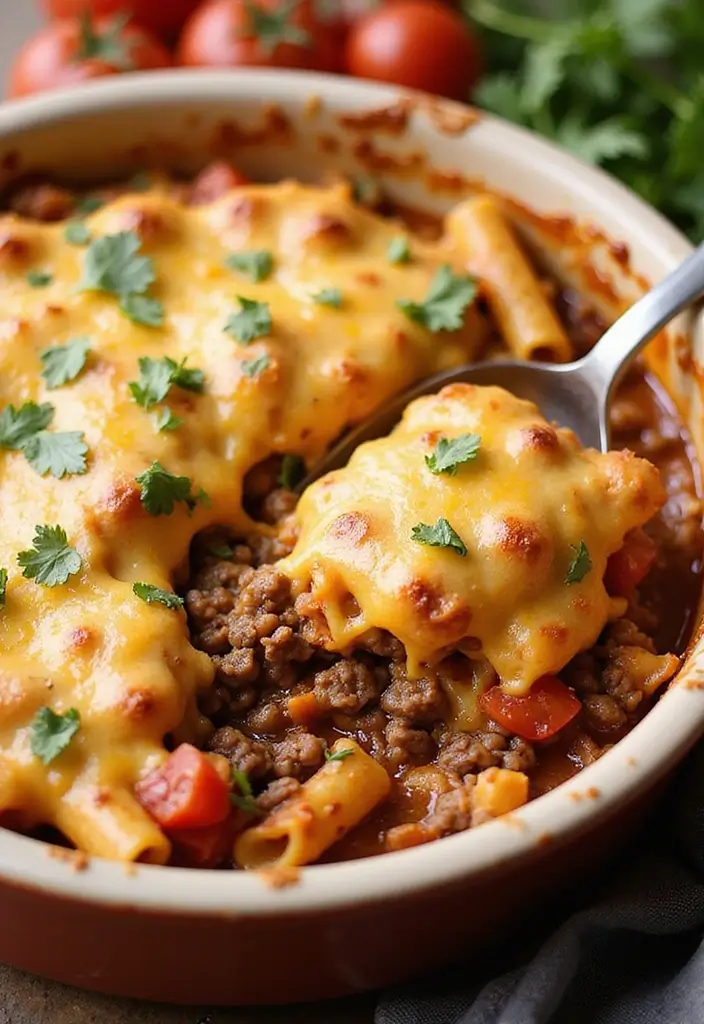 25 Ground Beef Casserole Recipes That Are Perfect for Dinner - 21. Ground Beef and Cheese Casserole