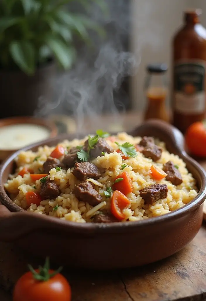 25 Ground Beef Casserole Recipes That Are Perfect for Dinner - 3. Beef and Rice Casserole