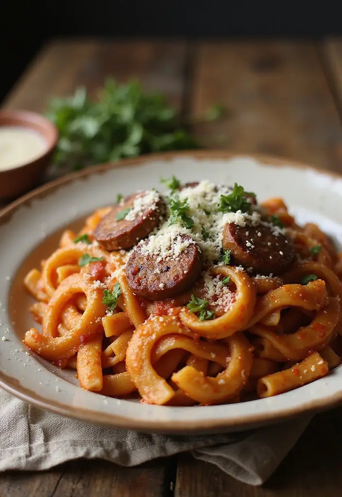 25 Ground Meat Recipes That Turn Dinner Into a Feast - 17. Spicy Italian Sausage Pasta