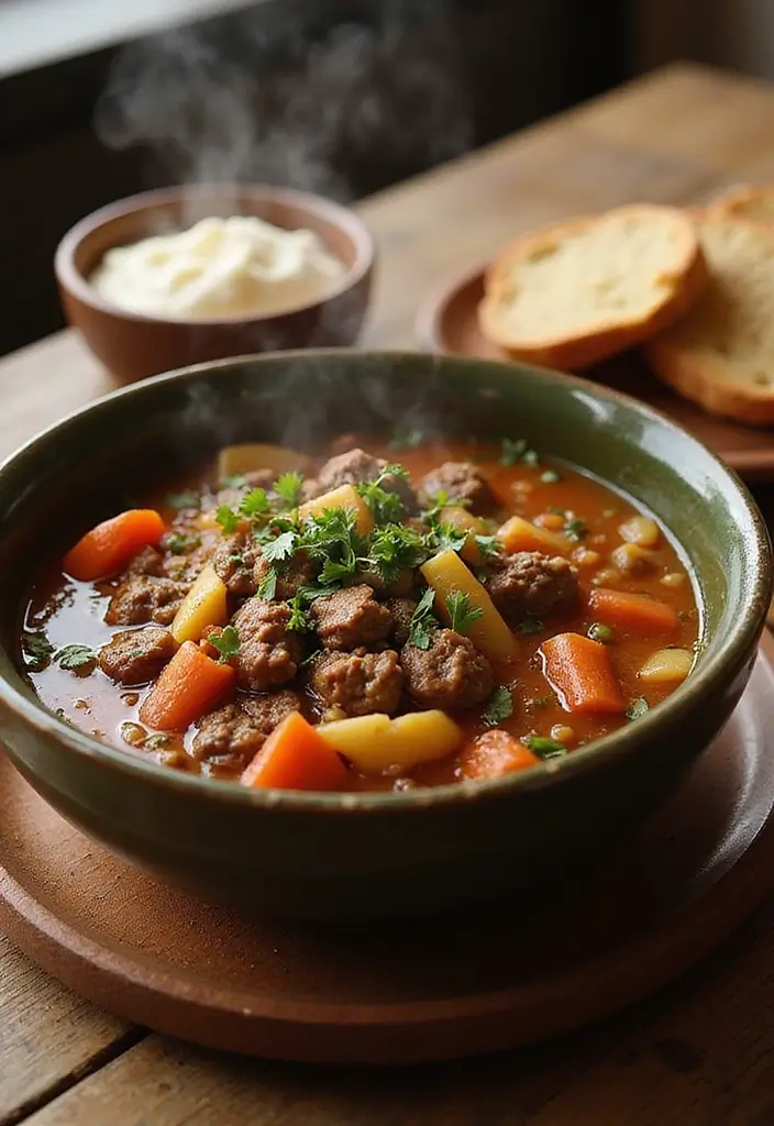 25 Ground Meat Recipes That Turn Dinner Into a Feast - 24. Ground Beef and Vegetable Soup