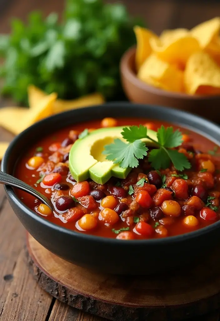 25 Healthy Dairy Free Dinner Recipes Full of Flavor - 11. Vegan Chili