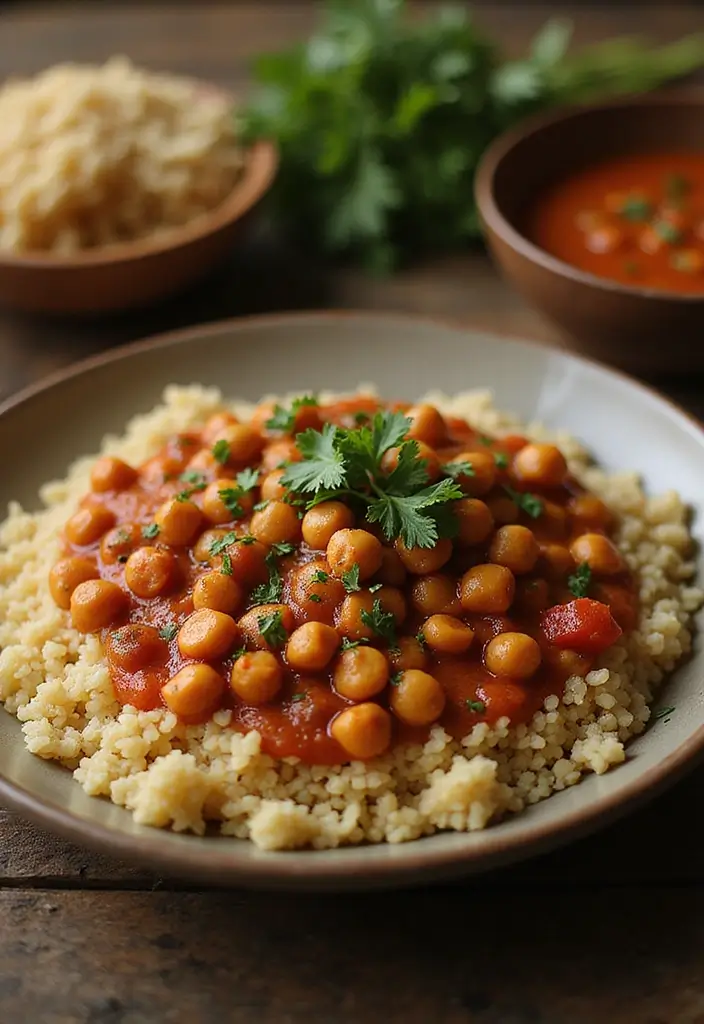 25 Healthy Dairy Free Dinner Recipes Full of Flavor - 13. Moroccan Chickpea Stew