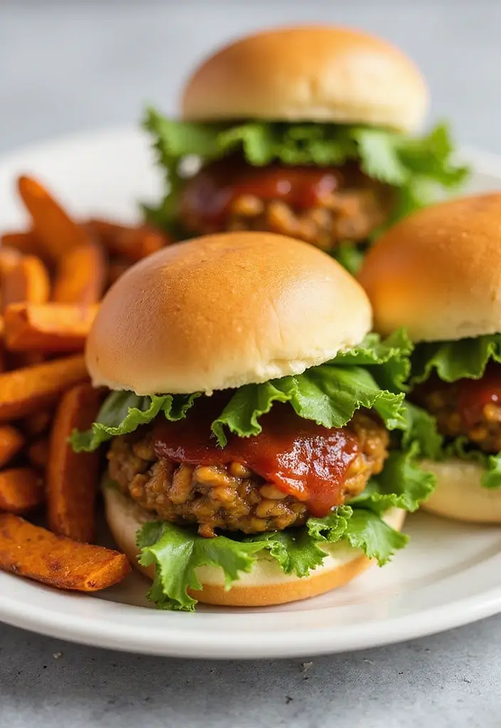 25 Healthy Dairy Free Dinner Recipes Full of Flavor - 14. BBQ Lentil Sliders