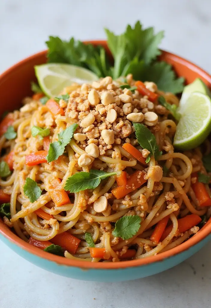25 Healthy Dairy Free Dinner Recipes Full of Flavor - 19. Vegan Pad Thai