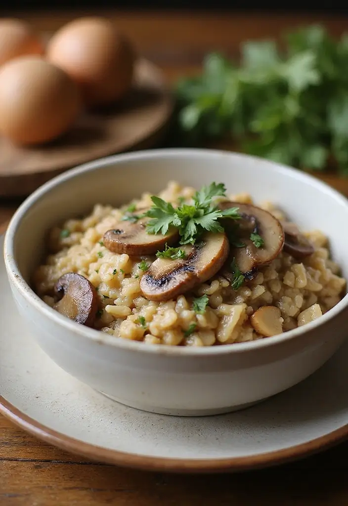 25 Healthy Dairy Free Dinner Recipes Full of Flavor - 22. Dairy-Free Mushroom Risotto