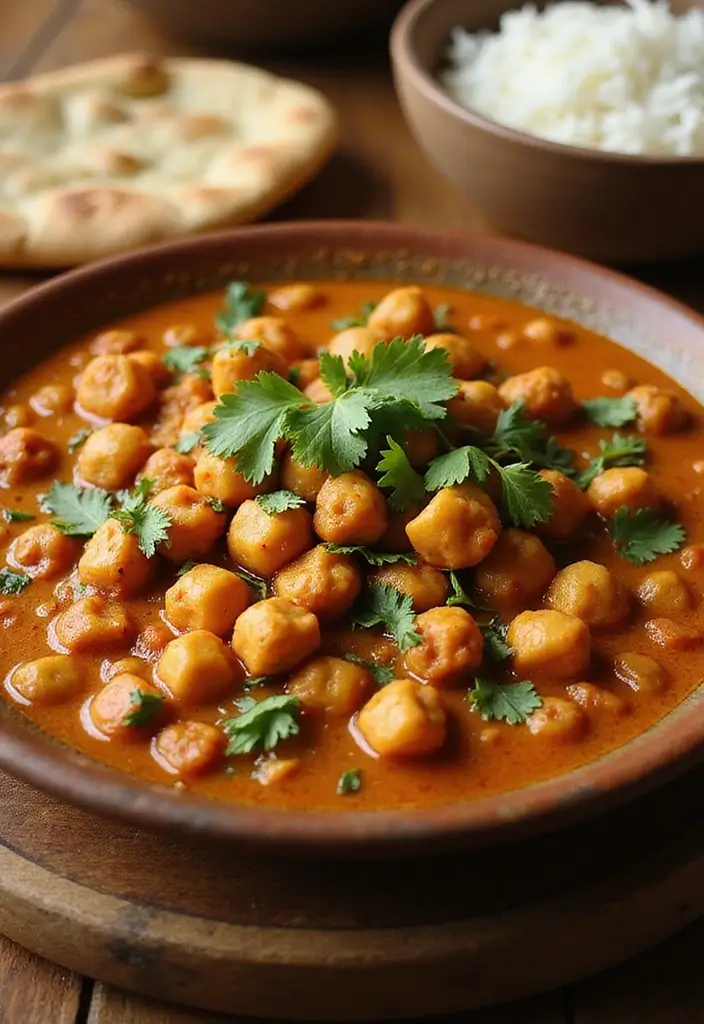 25 Healthy Dairy Free Dinner Recipes Full of Flavor - 3. One-Pan Chickpea Curry