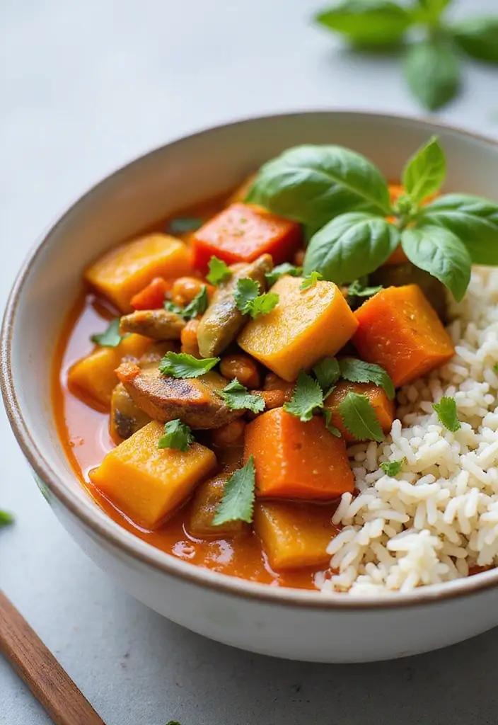 25 Healthy Dairy Free Dinner Recipes Full of Flavor - 5. Vegan Thai Red Curry