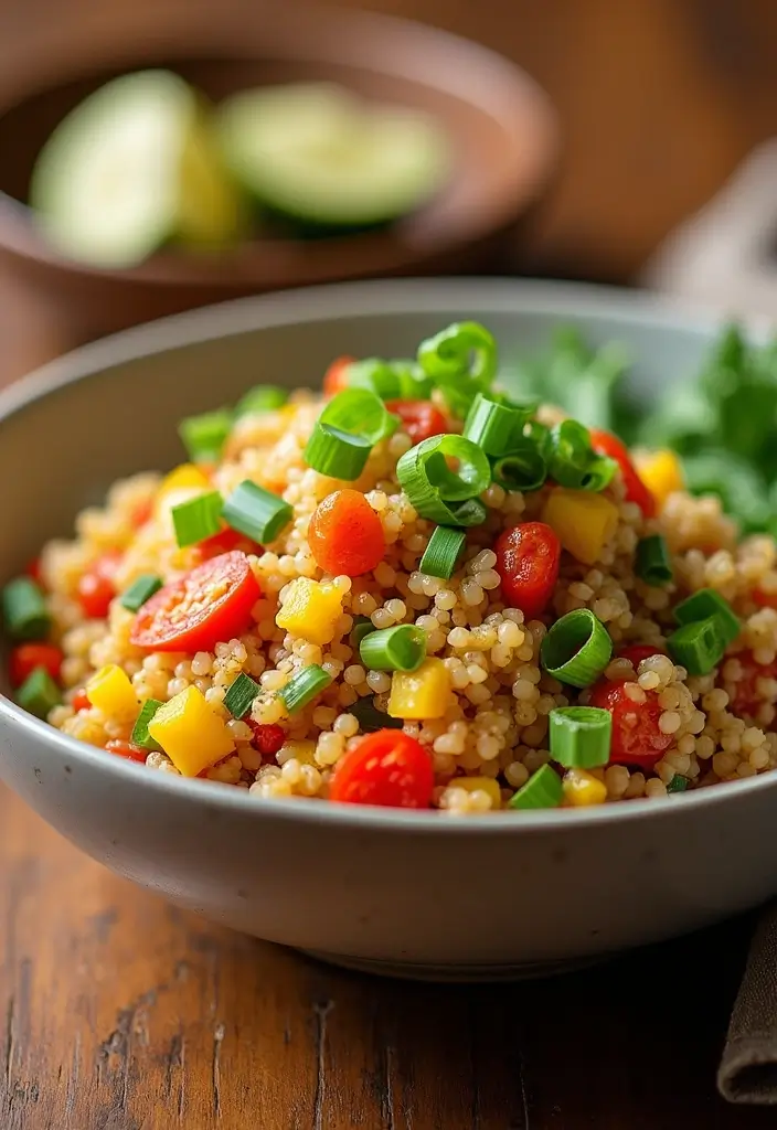25 Healthy Dairy Free Dinner Recipes Full of Flavor - 9. Quinoa and Vegetable Stir-Fry