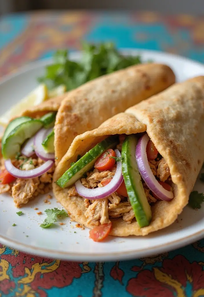25 Healthy Dinner Recipes with Rotisserie Chicken Made Simple - 17. Mediterranean Chicken Pita Pockets