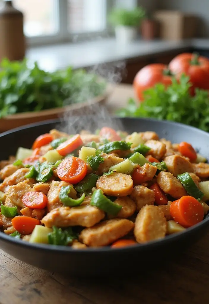 25 Healthy Low Carb High Protein Recipes for Easy Dinner - 25. Chicken and Vegetable Stir-Fry