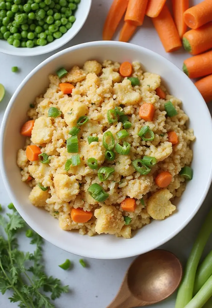 25 Healthy Low Carb High Protein Recipes for Easy Dinner - 5. Low Carb Cauliflower Fried Rice