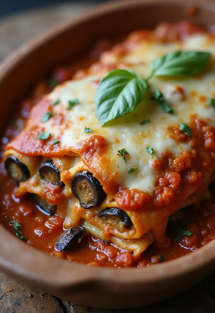 25 Healthy Low Carb High Protein Recipes for Easy Dinner - 9. Eggplant Lasagna