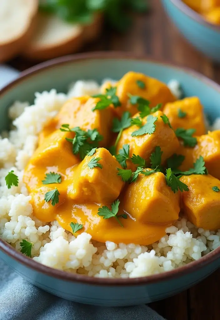 25 Ideal Protein Phase 1 Dinner Recipes You Should Try - 11. Coconut Curry Chicken