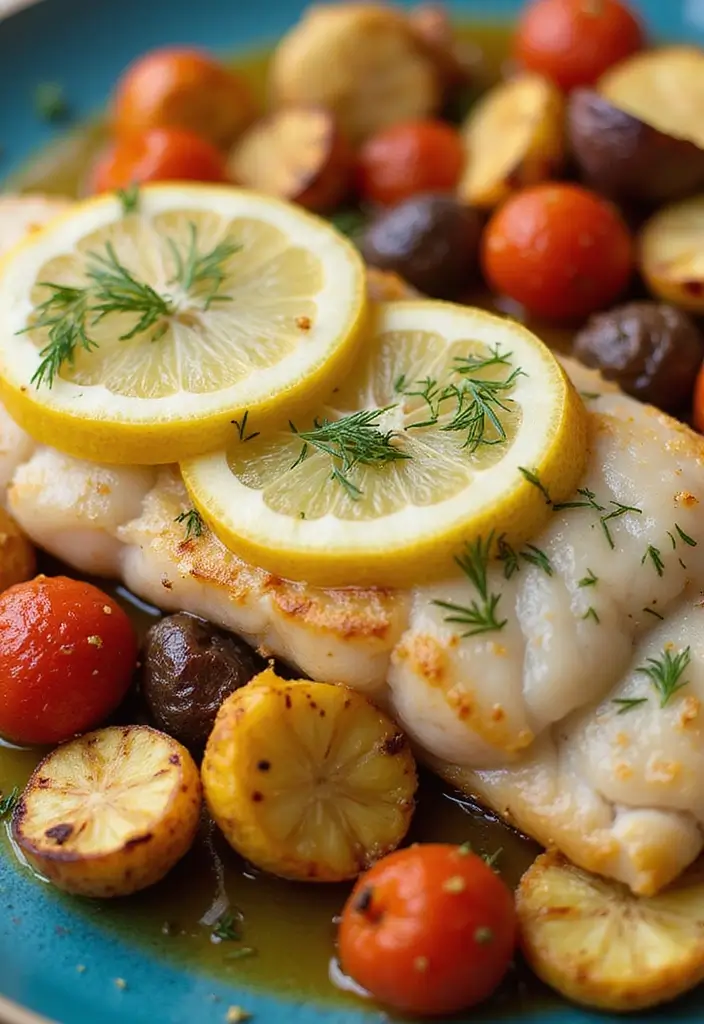 25 Ideal Protein Phase 1 Dinner Recipes You Should Try - 12. Baked Lemon Dill Cod