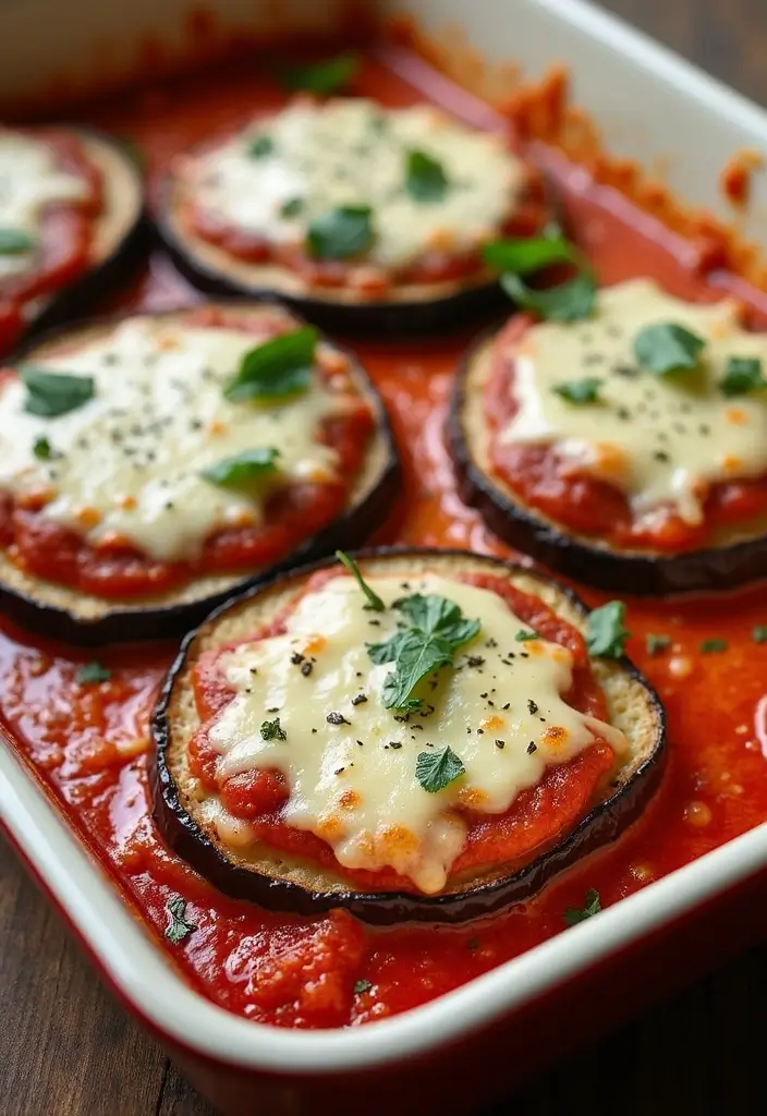 25 Ideal Protein Phase 1 Dinner Recipes You Should Try - 14. Eggplant Parmesan