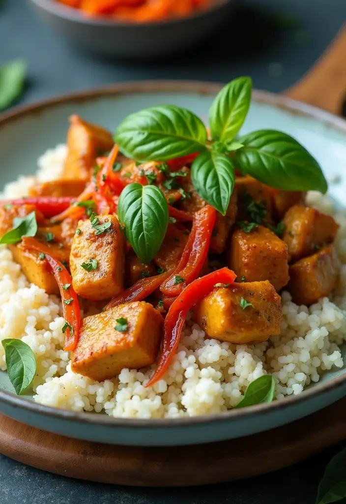 25 Ideal Protein Phase 1 Dinner Recipes You Should Try - 17. Thai Basil Chicken