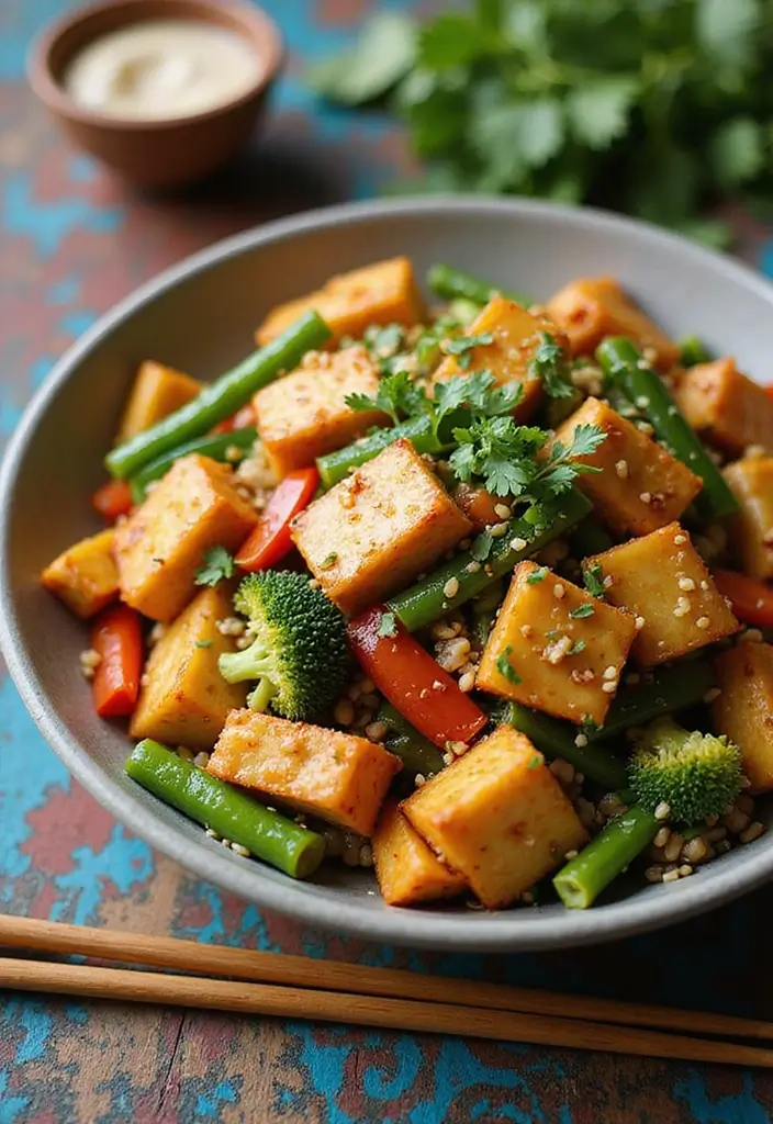 25 Ideal Protein Phase 1 Dinner Recipes You Should Try - 22. Vegetable Stir-Fry with Tofu