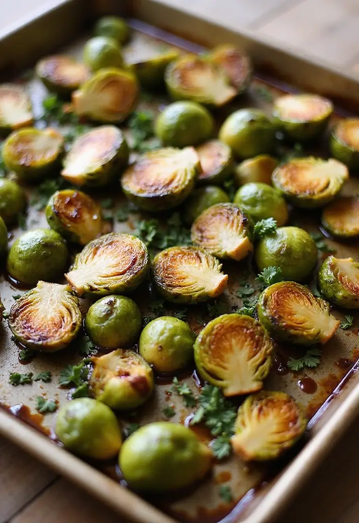 25 Ideal Protein Phase 1 Dinner Recipes You Should Try - 5. Balsamic Roasted Brussels Sprouts