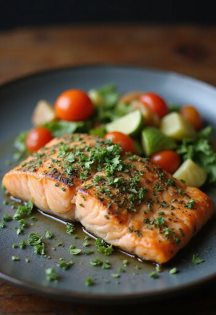 25 Ideal Protein Phase 1 Dinner Recipes You Should Try - 6. Herb-Crusted Salmon