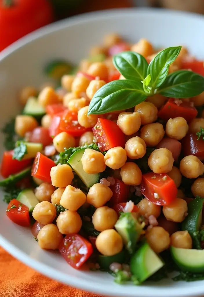 25 Ideal Protein Phase 1 Dinner Recipes You Should Try - 9. Mediterranean Chickpea Salad