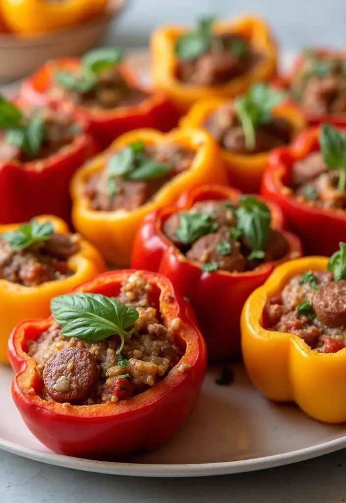 25 Italian Sausage Links Recipes That Make Dinner Delicious - 12. Italian Sausage Stuffed Bell Peppers