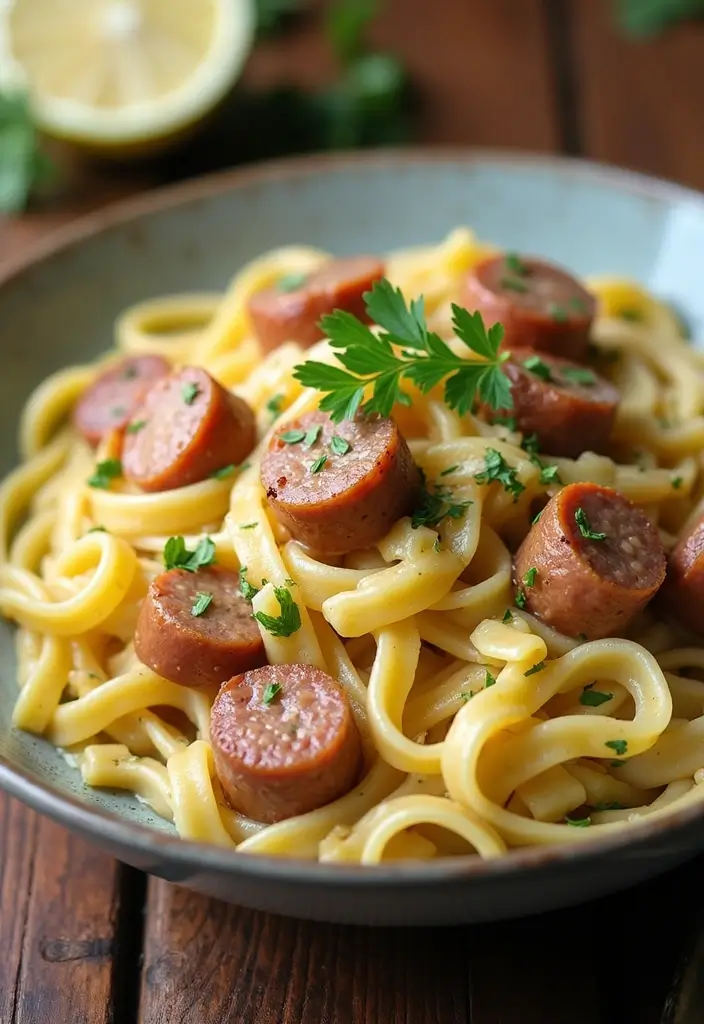 25 Italian Sausage Links Recipes That Make Dinner Delicious - 24. Creamy Italian Sausage and Artichoke Pasta