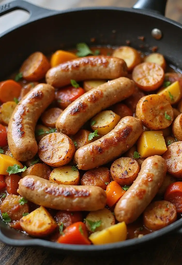 25 Italian Sausage Links Recipes That Make Dinner Delicious - 5. Italian Sausage and Potato Skillet
