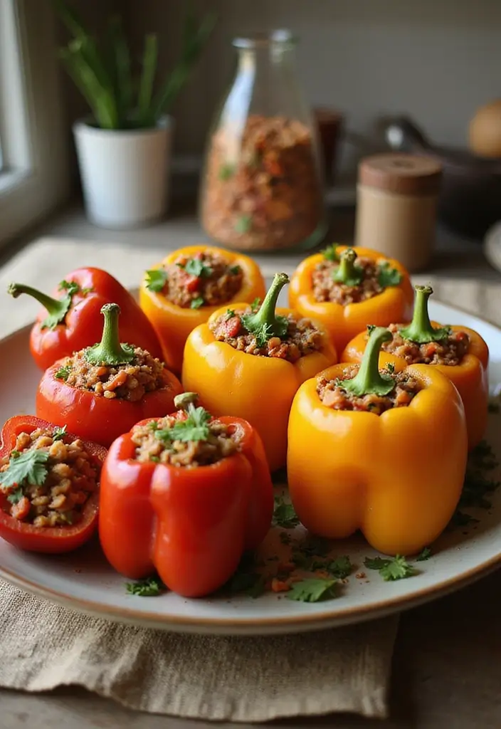 25 Light Dinner Recipes from Cooking Light and Healthy Eats - 13. Stuffed Bell Peppers