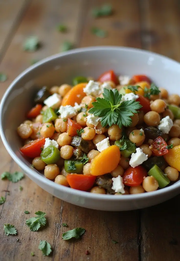 25 Light Dinner Recipes from Cooking Light and Healthy Eats - 5. Mediterranean Chickpea Salad