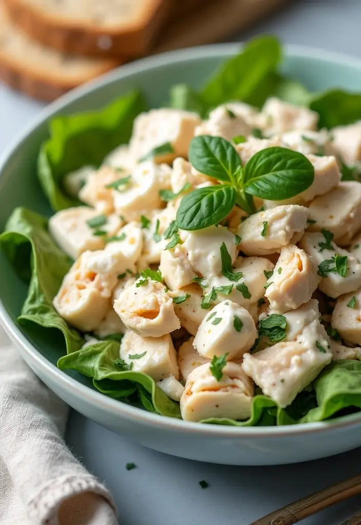 25 Light Dinner Recipes from Cooking Light and Healthy Eats - 9. Greek Yogurt Chicken Salad